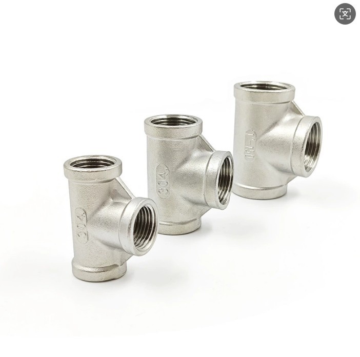 Stainless Steel fondut Tee Connector